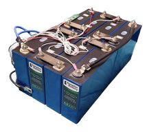 Load image into Gallery viewer, Gauntlet Battery 24V 100A Ganfeng Prismatic Lithium LiFePO4 JBD Bluetooth 100 amp BMS, Stocked in USA